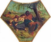 Eugene Delacroix Babylonische Gefangenschaft oil painting on canvas